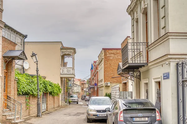 Tbilisi Georgia July 2021 Historical Center Cloudy Weather — Fotografia de Stock