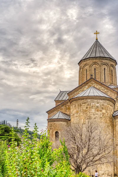 Tbilisi Georgia July 2021 Historical Center Cloudy Weather Royalty Free Stock Photos