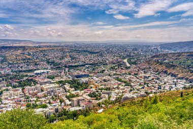 Tbilisi, Georgia - July 2021 : Historical center in sunny weather