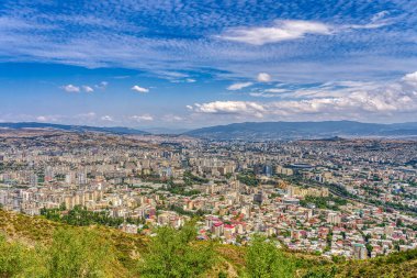 Tbilisi, Georgia - July 2021 : Historical center in sunny weather
