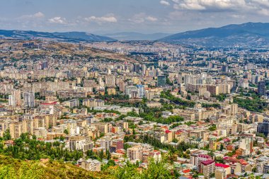 Tbilisi, Georgia - July 2021 : Historical center in sunny weather