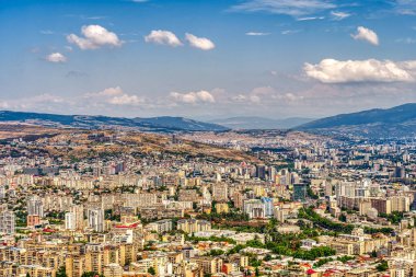 Tbilisi, Georgia - July 2021 : Historical center in sunny weather