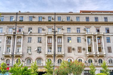 Tbilisi, Georgia - July 2021 : Historical center in sunny weather