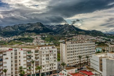Tetouan, Morocco - January 2020 : Historical center in sunny weather
