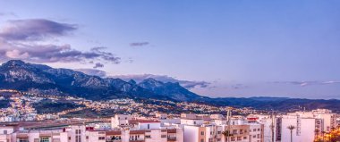 Tetouan, Morocco - January 2020 : Colonial center of the city at wintertime
