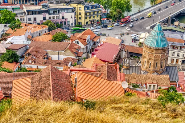 Tbilisi Georgia July 2021 Historical Center Sunny Weather — Fotografia de Stock