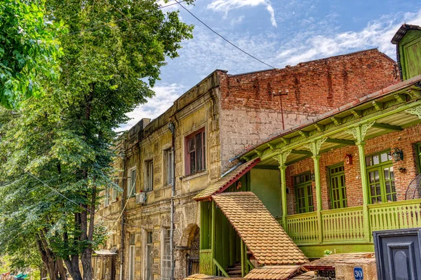 Tbilisi Georgia July 2021 Historical Center Sunny Weather — Fotografia de Stock