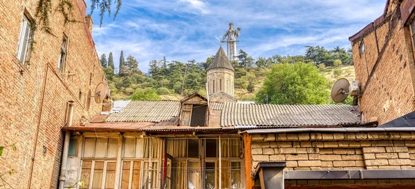 Tbilisi Georgia July 2021 Historical Center Sunny Weather — Stockfoto