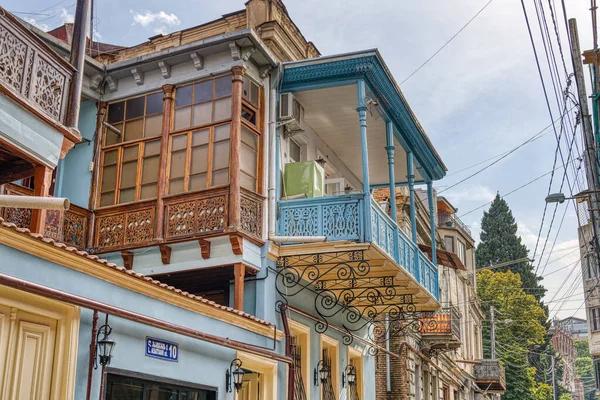 Tbilisi Georgia July 2021 Historical Center Sunny Weather — Fotografia de Stock