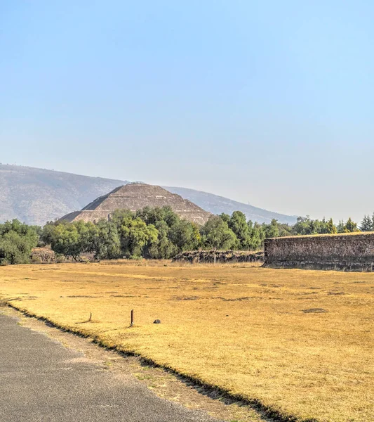 Teotihuacan Mexico February 2017 Historical Precolonial Site Sunny Weather — 图库照片