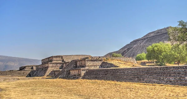 Teotihuacan Mexico February 2017 Historical Precolonial Site Sunny Weather — Zdjęcie stockowe