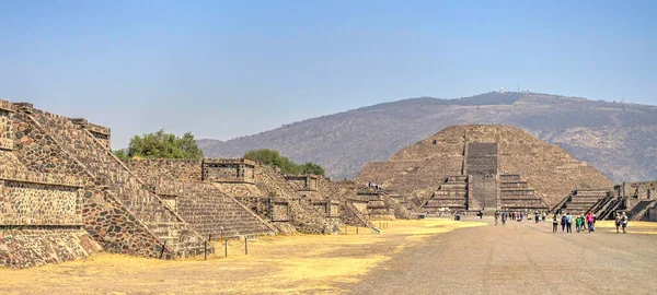 Teotihuacan Mexico February 2017 Historical Precolonial Site Sunny Weather — Stock Photo, Image