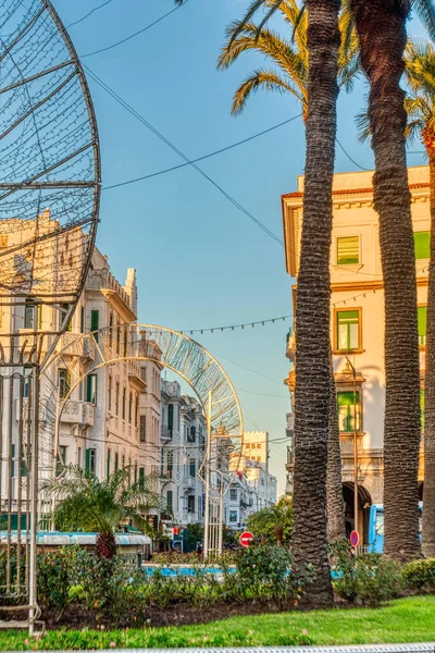 Tetouan Morocco January 2020 Colonial Center City Wintertime — Zdjęcie stockowe