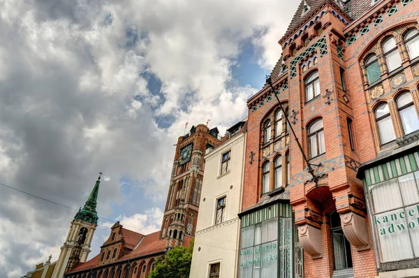 Torun Poland August 2021 Beautiful View Historical Center City Summertime — Zdjęcie stockowe