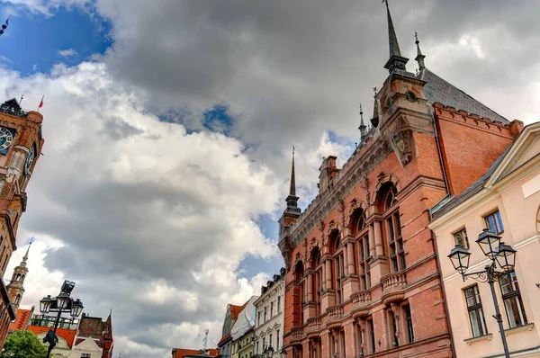 Torun Poland August 2021 Beautiful View Historical Center City Summertime — Zdjęcie stockowe