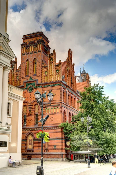 Torun Πολωνία Αύγουστος 2021 Όμορφη Θέα Στο Ιστορικό Κέντρο Της — Φωτογραφία Αρχείου