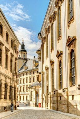 Wroclaw, Poland - August 2021: Beautiful view on the historical center on the city in summer day