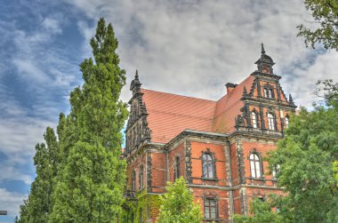Wroclaw, Poland - August 2021: Historical center in summertime