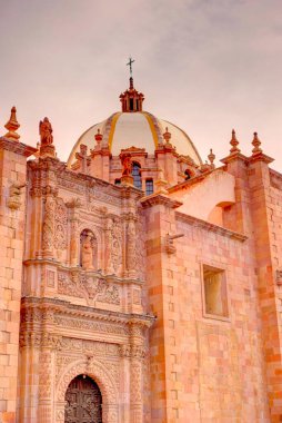 Zacatecas, Mexico - March 2017: Beautiful view on the Historical center of the city in sunny weather