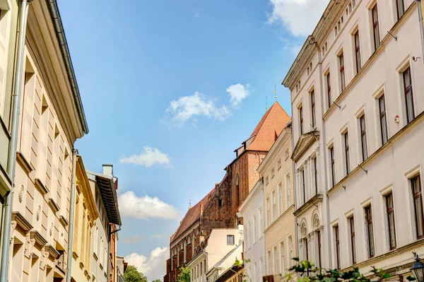 Torun Poland August 2021 Beautiful View Historical Center City Summertime – stockfoto