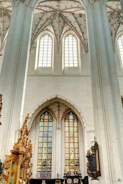 Torun, Poland - July 2021: Interior of the St John Cathedral 
