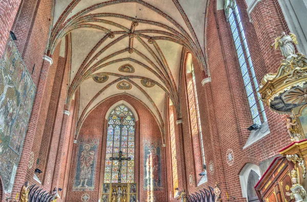 Torun Poland July 2021 Interior John Cathedral — Stok fotoğraf