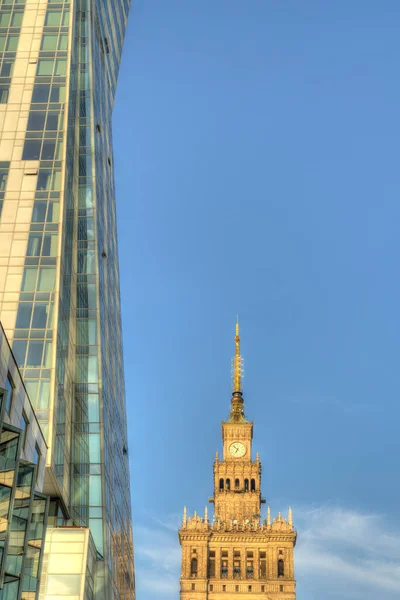 Warsaw Poland August 2021 Business District Summertime — Stockfoto