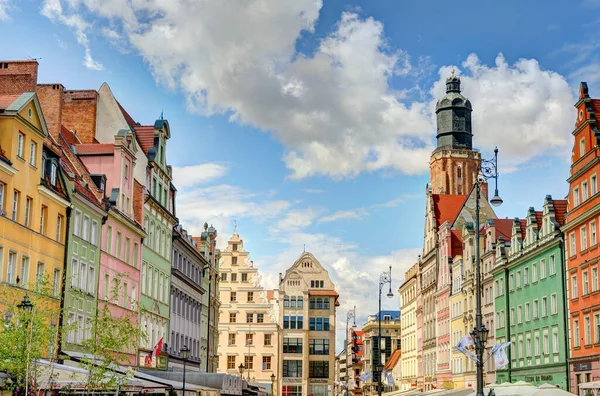 Wroclaw Poland August 2021 Beautiful View Historical Center City Summer — Stock Fotó