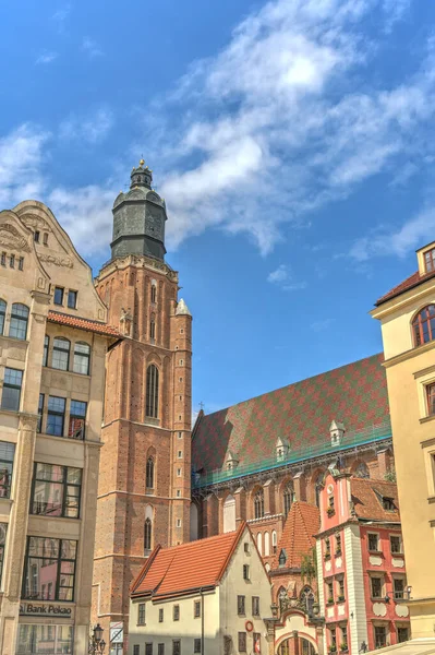 Wroclaw Poland August 2021 Beautiful View Historical Center City Summer — ストック写真