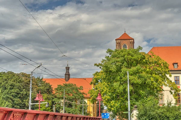 Wroclaw Poland August 2021 Beautiful View Historical Center City Summer — Fotografia de Stock