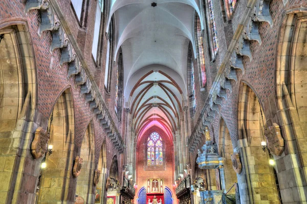 Wroclaw Poland August 2021 Cathedral Interior Hdr Image — 스톡 사진