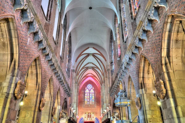 Wroclaw Poland August 2021 Cathedral Interior Hdr Image — Foto de Stock