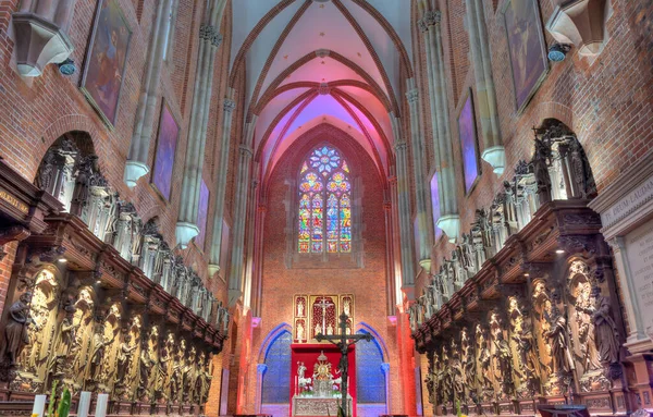 Wroclaw Poland August 2021 Cathedral Interior Hdr Image — Photo
