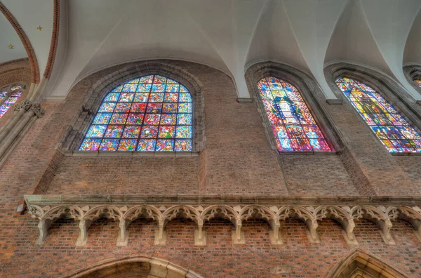 Wroclaw Poland August 2021 Cathedral Interior Hdr Image — Stock Photo, Image
