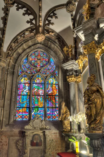 Wroclaw Poland August 2021 Cathedral Interior Hdr Image — Stok fotoğraf