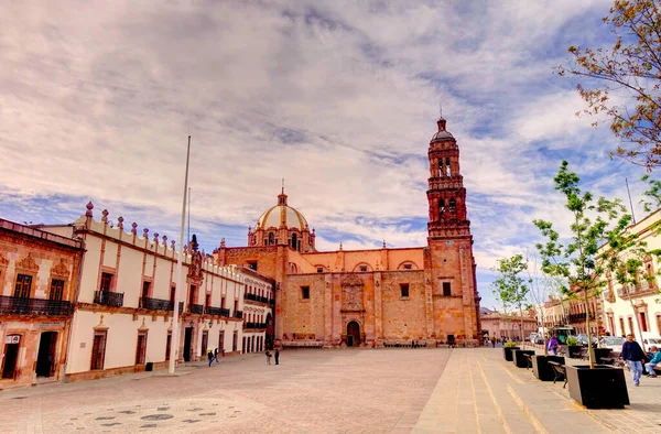 Zacatecas Mexico March 2017 Beautiful View Historical Center City Sunny — Fotografia de Stock