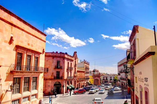 Zacatecas Mexico March 2017 Beautiful View Historical Center City Sunny — Fotografia de Stock