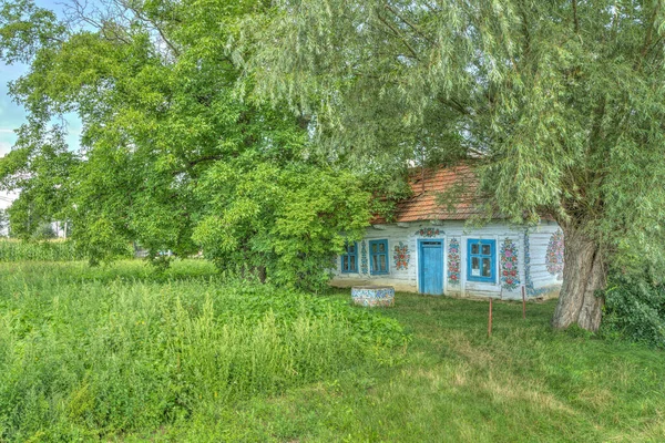 Zalipie Poland August 2021 Old Picturesque Village Sunny Weather — Zdjęcie stockowe