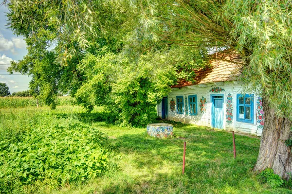 Zalipie Poland August 2021 Old Picturesque Village Sunny Weather — ストック写真