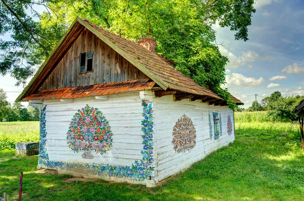 Zalipie Poland August 2021 Old Picturesque Village Sunny Weather — Stock Photo, Image