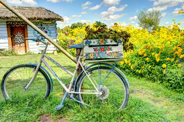 Zalipie Poland August 2021 Old Picturesque Village Sunny Weather —  Fotos de Stock