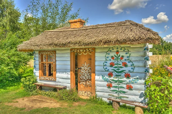 Zalipie Poland August 2021 Old Picturesque Village Sunny Weather — Stock Photo, Image