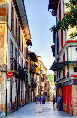 OVIEDO, SPAIN - JULY 2018 : Historical center in sunny weather