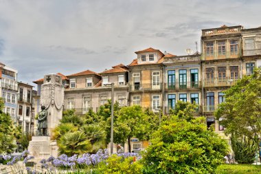 Porto, Portugal - June 2021: Historical center in summertime, HDR image