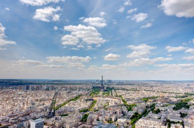 Paris landmarks from the Montparnasse Tower