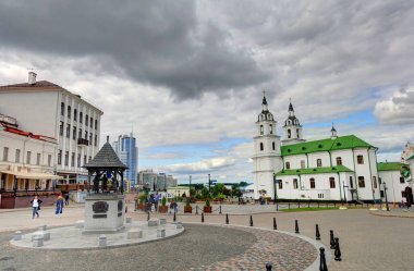 MINSK, BELARUS - SEPTEMBER 2017: City center in summertime