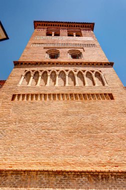 TERUEL, SPAIN - JUNE 2019 : Historical center in sunny weather