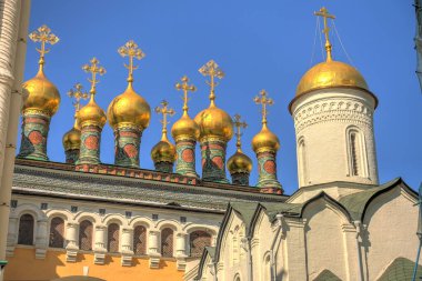 MOSCOW, RUSSIA - AUGUST 2018: Historical center in sunny weather, HDR image