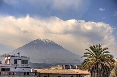 AREQUIPA, PERU - APRIL 2018 : Historical center in sunny weather