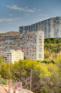 Marseilles, France - March 2022: Corniche view, HDR image